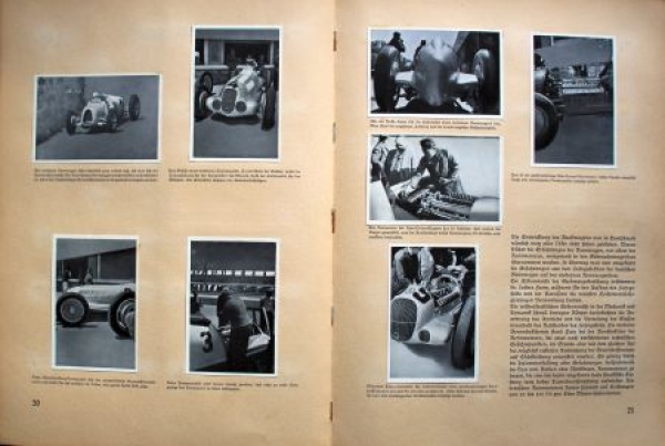 Saarlauterner Cigarettes "Deutscher Kraftsport - Wagen und Motorradrennen" Motorracing-Scrapbook 1937 (7884)